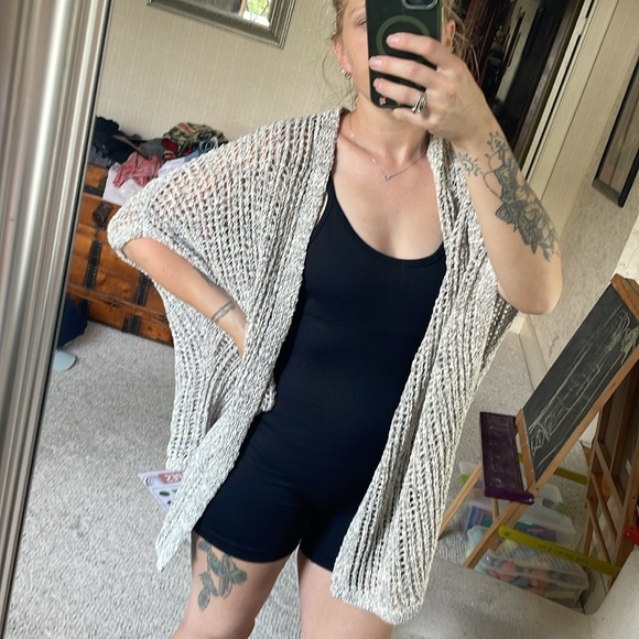 NWT Lane Bryant Light Gray Cardigan Sweater 14/16 - Picture 9 of 14